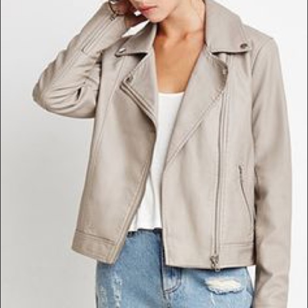 Faux Leather Jacket